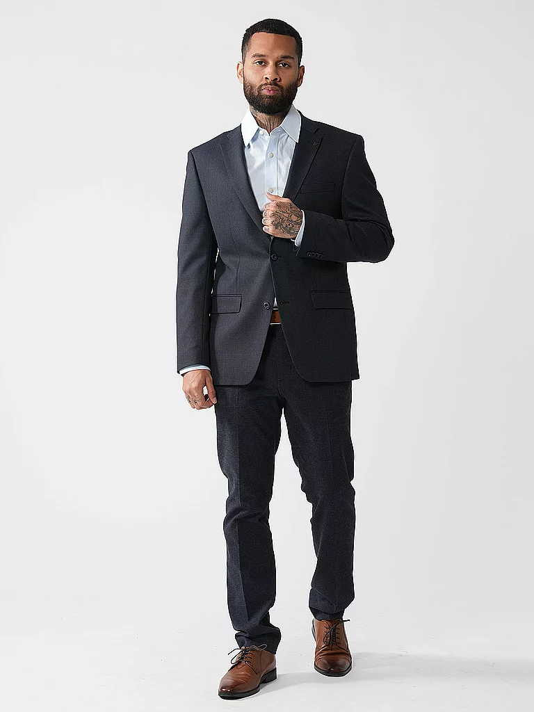 Roy Robson Pinpoint Men Blazer Dark Blue 30 2